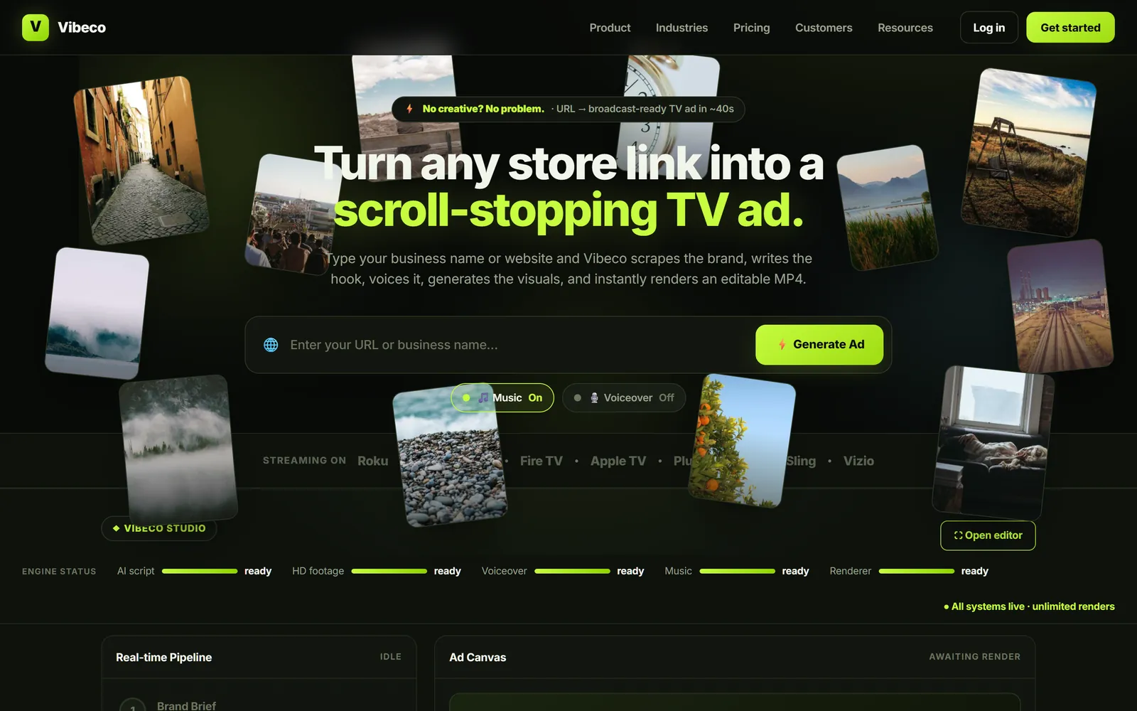 Vibeco, the live site